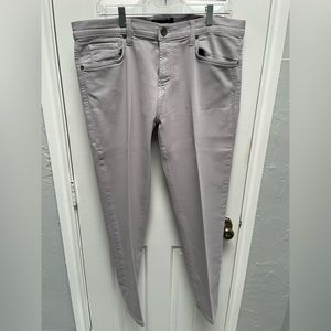 J Brand Jeans.  Light Gray. Size 36x29.5